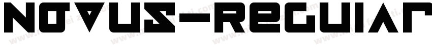 Novus-Regular Regula字体转换